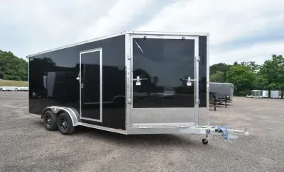 2027 Lightning LTFES 7.5X21 DRIVE IN/OUT SNOWMOBILE TRAILER-27203