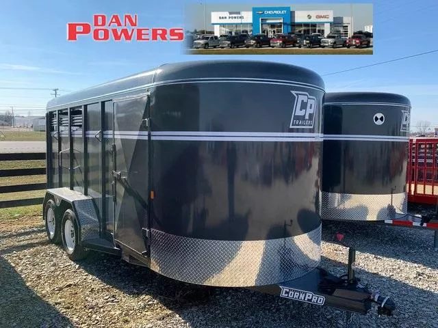 2022 CornPro SB-16 7S w/ 2-Horse Slant Pkg. & Sliding Rear Gate
