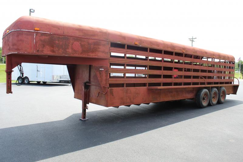 1993 Gooseneck HMDE Gooseneck Stock Trailer Stock / Stock Combo Trailer
