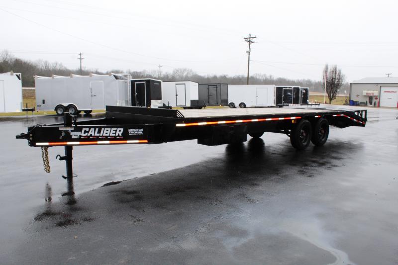 2024 Caliber Trailer Mfg Deck Over Equipment Trailer
