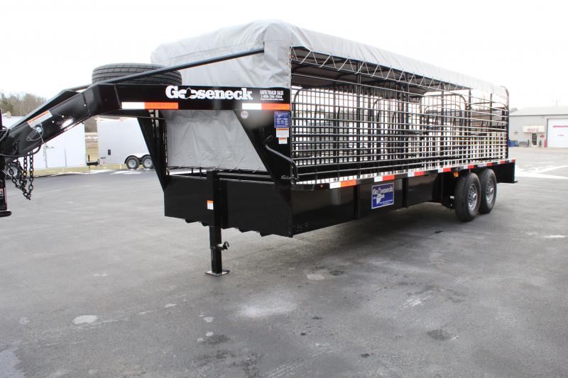 2024 Gooseneck 24' Stock / Stock Combo Trailer