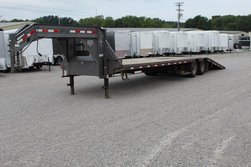 2009 PJ Trailers 32' Gooseneck Flat Trailer Equipment Trailer 2009 PJ Trailers 32' Gooseneck Flat Trailer Equipment Trailer