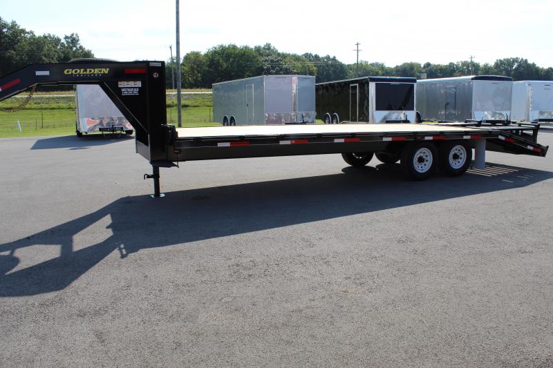2023 CornPro 2023 Corn Pro Golden Flat Gooseneck Trailer 25' X 102" 20' Flat 5' Self Clean Dovetail 7000lb Axles Electric Brakes 235 16 Radials Spare Black Stock #82801 Equipment Trailer 2023 CornPro 2023 Corn Pro Golden Flat Gooseneck Trailer 25' X 102" 20' Flat 5' Self Clean Dovetail 7000lb Axles Electric Brakes 235 16 Radials Spare Black Stock #82801 Equipment Trailer