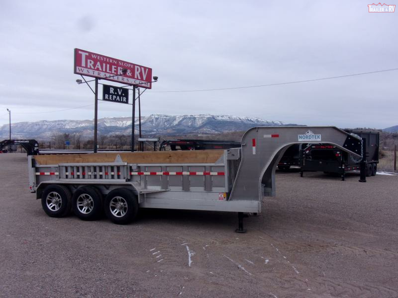 2023 Nordtek Trailers 82"X16' GN Triple Axle 21000 GVWR Dump Trailer