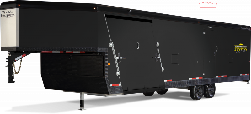 2023 Trails West RPM Burandt Edition 28' GN Snowmobile Trailer 2023 Trails West RPM Burandt Edition 28' GN Snowmobile Trailer