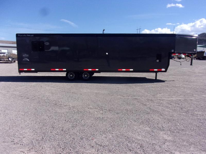 2024 Trails West RPM Burandt Edition 28' GN Snowmobile Trailer