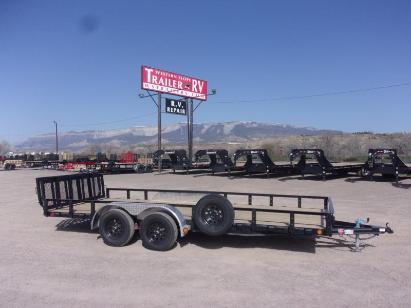 2022 PJ Trailers 83" Tandem Axle Channel Utility (UL) 18' 2022 PJ Trailers 83" Tandem Axle Channel Utility (UL) 18'