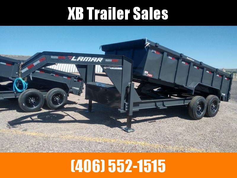 2022 Lamar Gooseneck Dump Trailer 83 x 16 14K 2022 Lamar Gooseneck Dump Trailer 83 x 16 14K