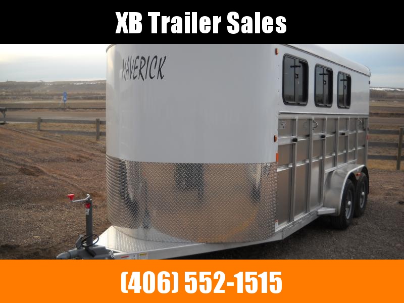 2023 Maverick 3 HORSE Stock / Stock Combo Trailer 2023 Maverick 3 HORSE Stock / Stock Combo Trailer