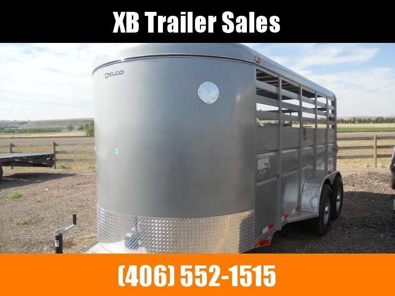 2022 Delco Trailers 6'8"x16 Stock / Stock Combo Trailer 2022 Delco Trailers 6'8"x16 Stock / Stock Combo Trailer