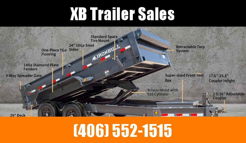 2022 Iron Bull Norstar Dump Trailer 83" x 14', DWB 14K 2022 Iron Bull Norstar Dump Trailer 83" x 14', DWB 14K