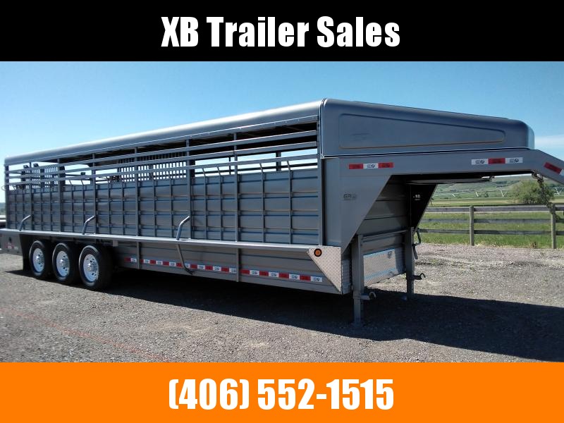 2023 GR Trailers 6'8"x28 Stock Trailer 21K 2023 GR Trailers 6'8"x28 Stock Trailer 21K