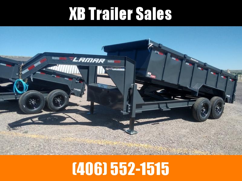 2022 Lamar Gooseneck Dump Trailer 83 x 16 14K 2022 Lamar Gooseneck Dump Trailer 83 x 16 14K