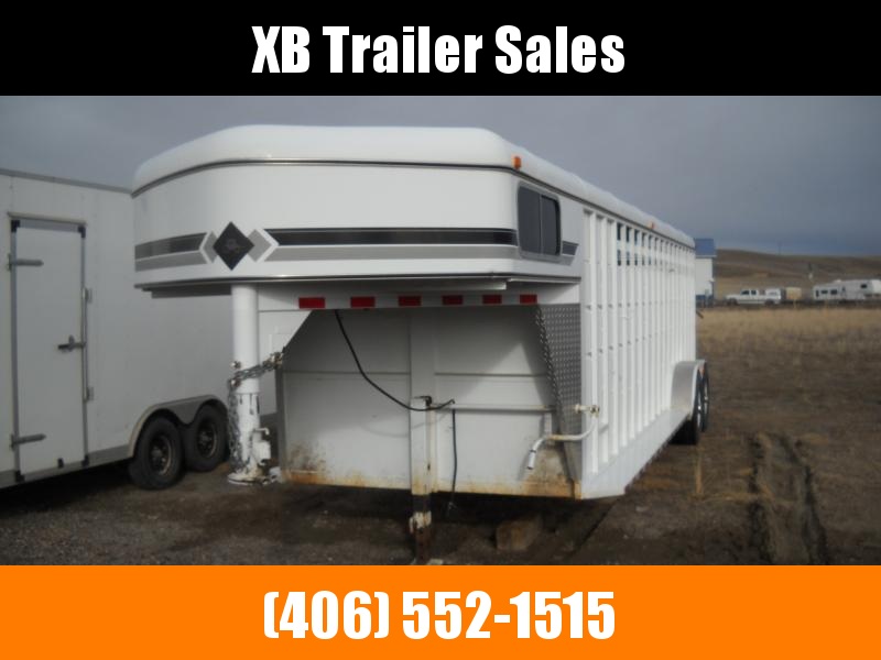 2002 Logan Coach 6'8"x24' Stock / Stock Combo Trailer 2002 Logan Coach 6'8"x24' Stock / Stock Combo Trailer