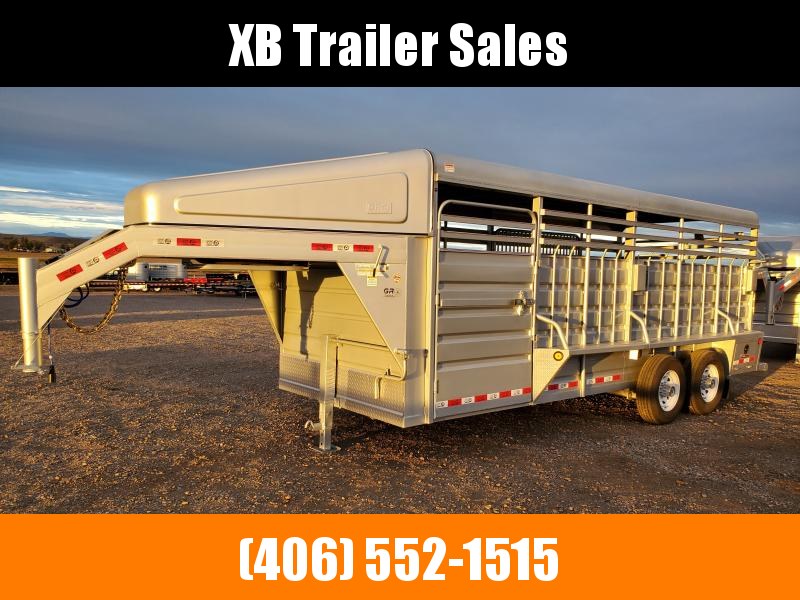 2023 GR Trailers 6'8"x20' Stock Trailer 14K 2023 GR Trailers 6'8"x20' Stock Trailer 14K