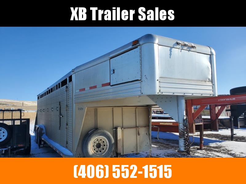 1994 Jackson Aluminum Trailer 6'8"x24' Stock Trailer 1994 Jackson Aluminum Trailer 6'8"x24' Stock Trailer