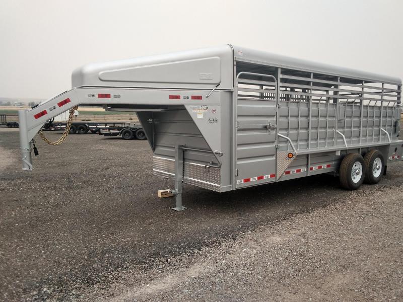 2021 GR Gooseneck Half Top Stock Trailer 20 Near Me