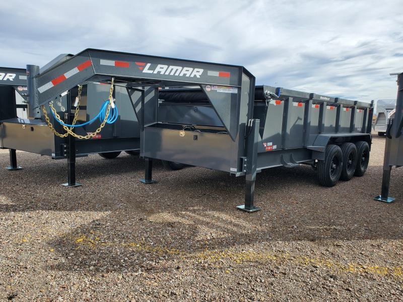 2022 Lamar Gooseneck Dump Trailer 83 x 16 21K 2022 Lamar Gooseneck Dump Trailer 83 x 16 21K