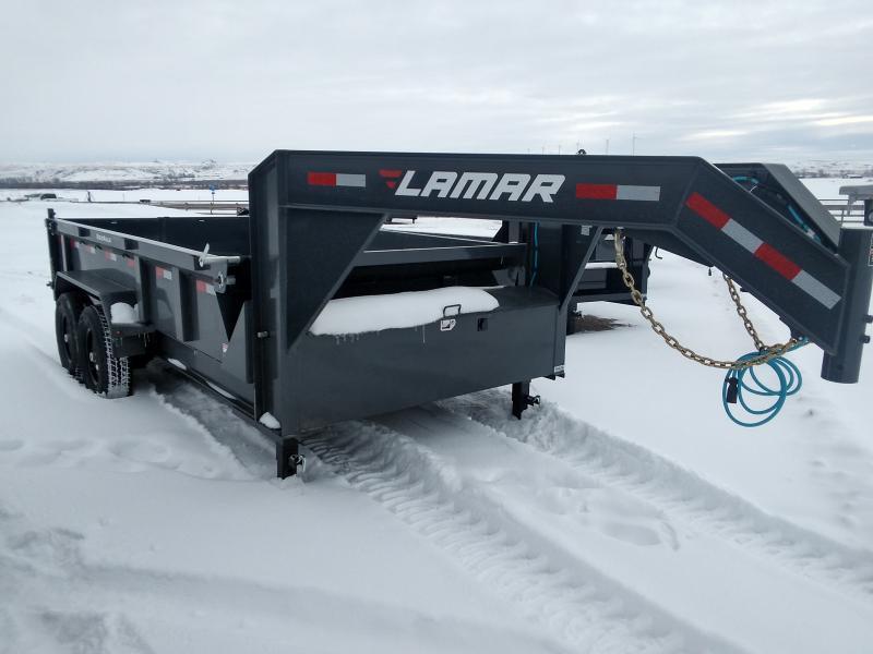 2022 Lamar Gooseneck Dump Trailer 83 x 16 14K 2022 Lamar Gooseneck Dump Trailer 83 x 16 14K