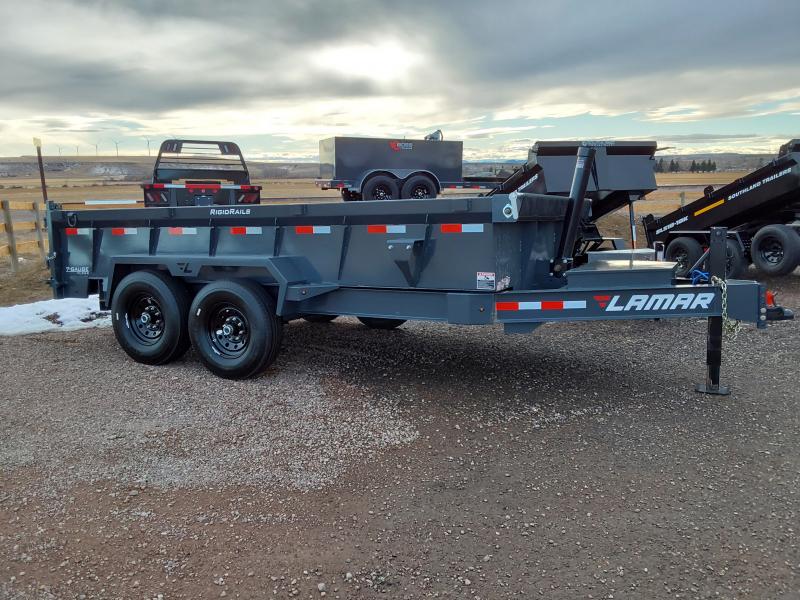 2024 Lamar Telescopic Dump Trailer 14' 14K Top Quality Trailers for