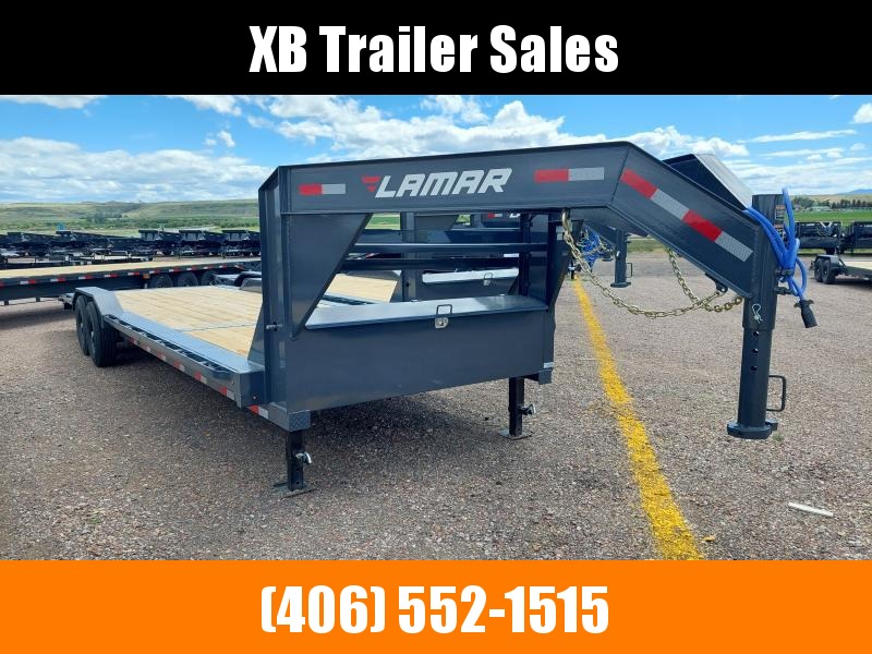 2022 Lamar Gooseneck Equipment Trailer 102 x 24, 14K 2022 Lamar Gooseneck Equipment Trailer 102 x 24, 14K