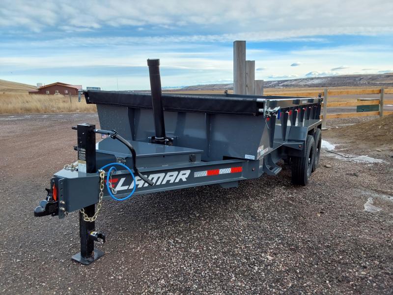 2024 Lamar Telescopic Dump Trailer 14' 14K Top Quality Trailers for