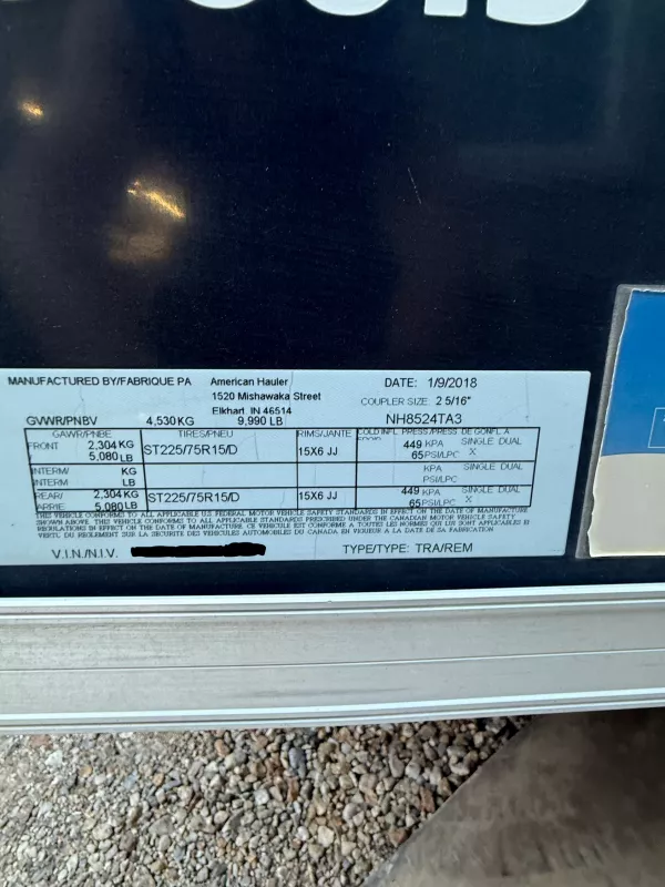 used Car Haulers / Racing Trailers American Hauler  for sale, in Las Vegas, NV Thumbnail 4