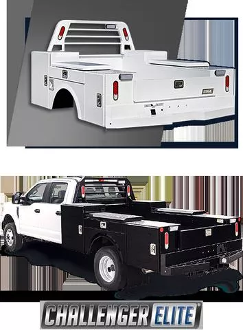 Stahl ELITE 98VVDT-52.5 WHITE CHALLENGER ELITE SERVICE BODY (FORD 56"CA DRW)