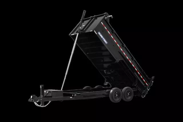 2025 Sure-trac Trailers 82x14 HD LOW PROFILE DUMP TELESCOPIC 14K ST8214TLDD-B-140
