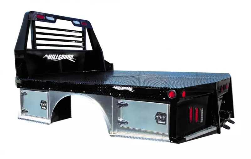 2024 Hillsboro HYBRID STA 1000 80-102-42-ra (STEEL/ALUMINUM) C/A-58" FRAME-42" SINGLE WHEEL LONG BED