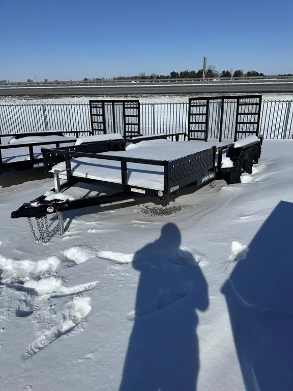 2025 Sure-trac Trailers 2025 SURE-TRAC 7x16 TUBE TOP ATV 7K