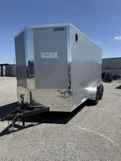 2026 Cargo Express EX DLX FLAT TOP V-NOSE 7K 7X14