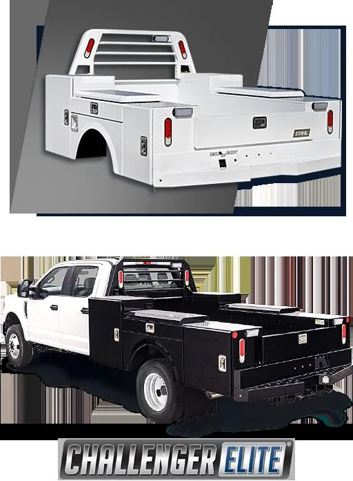 Stahl ELITE 98VVDT-52.5 WHITE CHALLENGER ELITE SERVICE BODY (FORD 56"CA DRW)