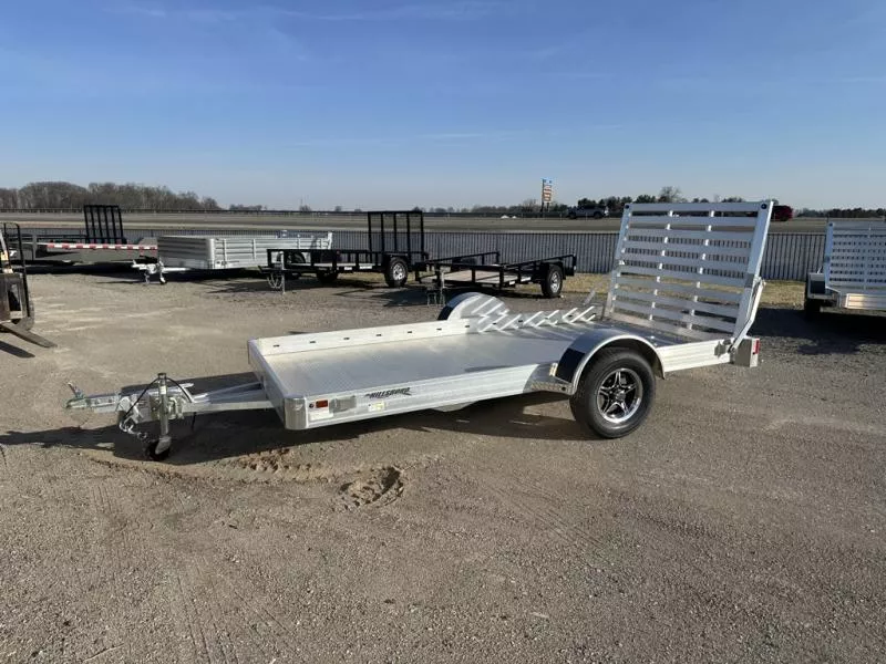 2025 Hillsboro 78X10 ALUMINUM ONE PIECE RAMP UTILITY TRAILER