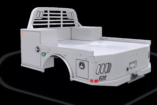 CM Truck Beds ALSK DLX 8'6/84/57/42 ALUMINUM SKIRTED FLATBED ALSK-02845742DLX