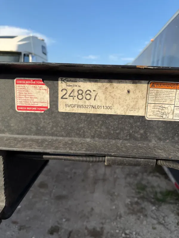 used Semi Car Hauler Kaufman Trailers  for sale, in Oldsmar, FL Thumbnail 2