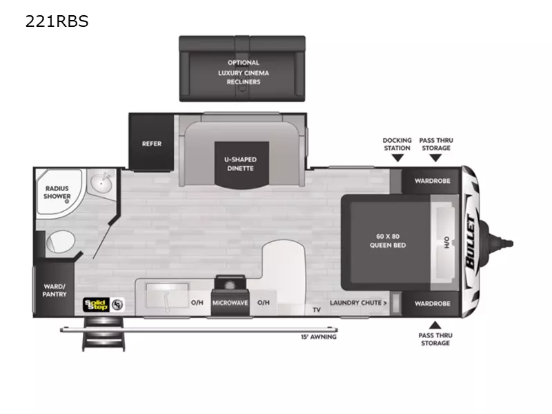 used Travel Trailers Keystone RV Bullet for sale, in Breckenridge, TX image-0