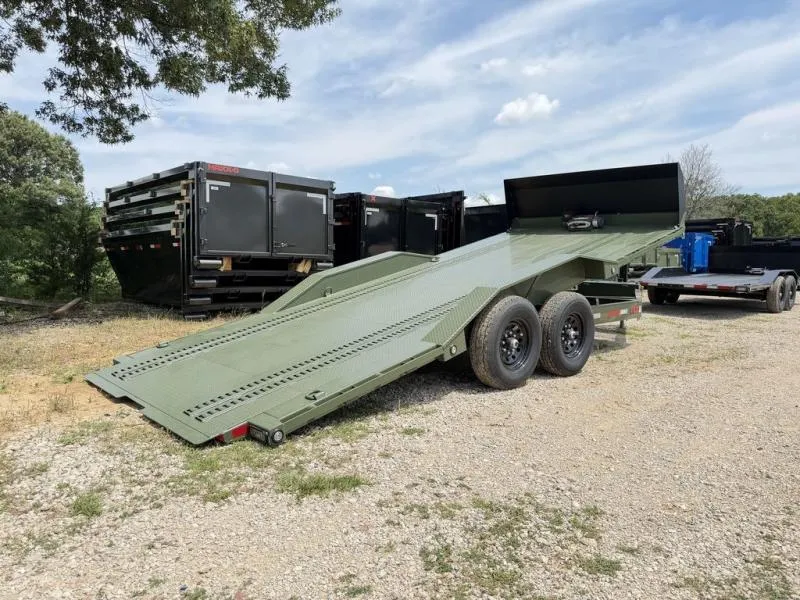 2027 MAXX-D Trailers T6X 20' X 102" Equipment Power Tilt Steel Floor Wi