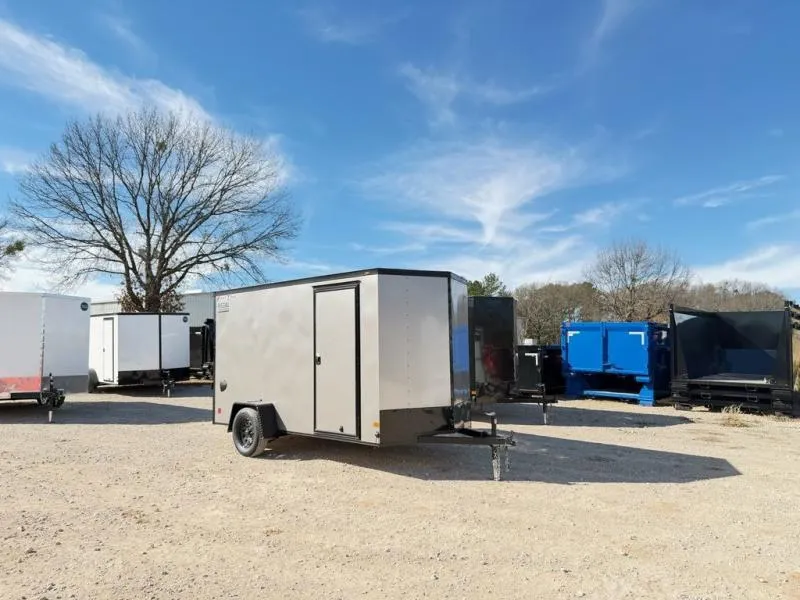 2026 Wells Cargo 12' X 6' Enclosed Cargo Trailer Sub-Pewter 