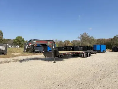 2027 MAXX-D Trailers LHB 32' X 102" 40k GVWR Engineered Gooseneck Deckover Flatbed  