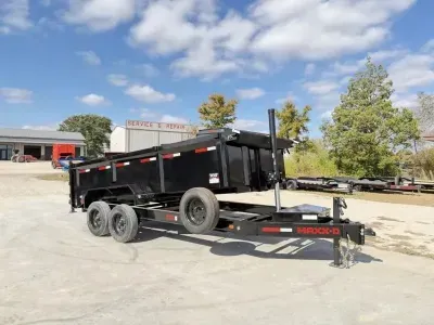 2027 MAXX-D Trailers DTX 16' X 83" Telescoping Dump Trailer With 3' Sid