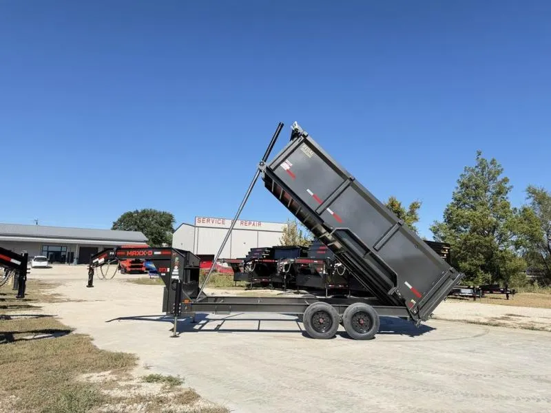 2026 MAXX-D Trailers DTX 16' X 83" Telescoping Gooseneck Dump Trailer W 