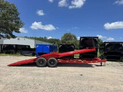 2026 MAXX-D Trailers T6X 24' X 102" Equipment Power Tilt Steel Floor With Rock Shield