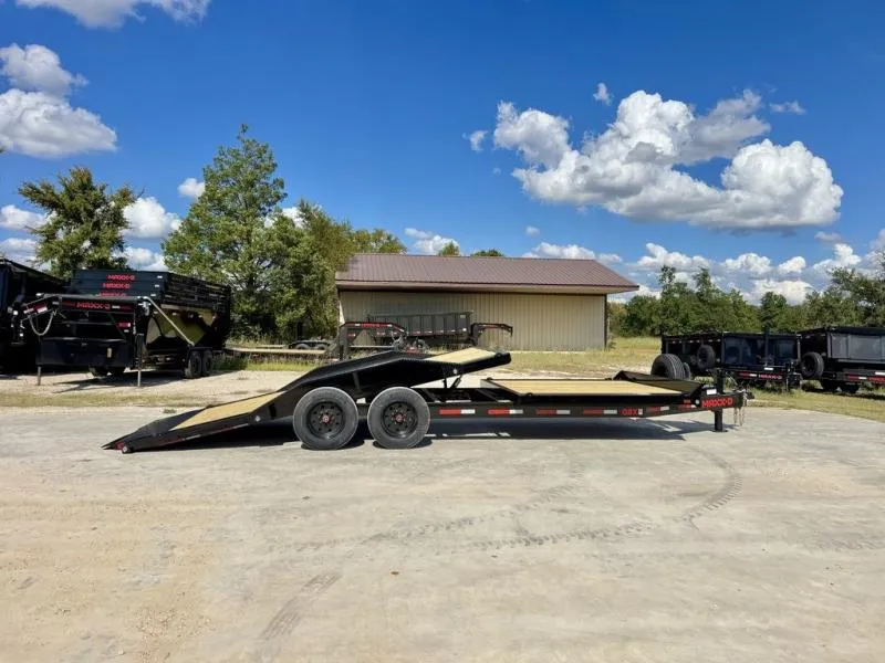 2026 MAXX-D Trailers G8X 24' X 102" 16K GVWR Gravity Tilt BLACK 