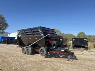 2027 MAXX-D Trailers ROX 14' 16K GVWR BUMPER PULL WITH 4-14 CUBIC YARD BINS 
