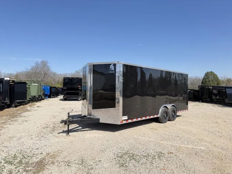 2026 Spartan Cargo Trailer 20' X 8.5' Enclosed Cargo Trailer 14K GVWR Black