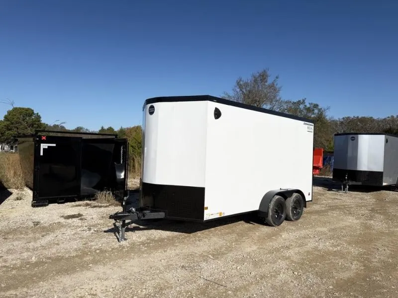 2026 WELLS CARGO  14' X 7' X 7' Enclosed Cargo Trailer White 