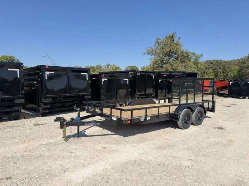 2026 Black Hawk Trailer 16' X 83" HD Utility Trailer 