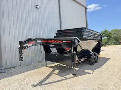 2026 MAXX-D Trailers ROX 14' 18K GVWR WITH 4-14 CUBIC YARD BINS 