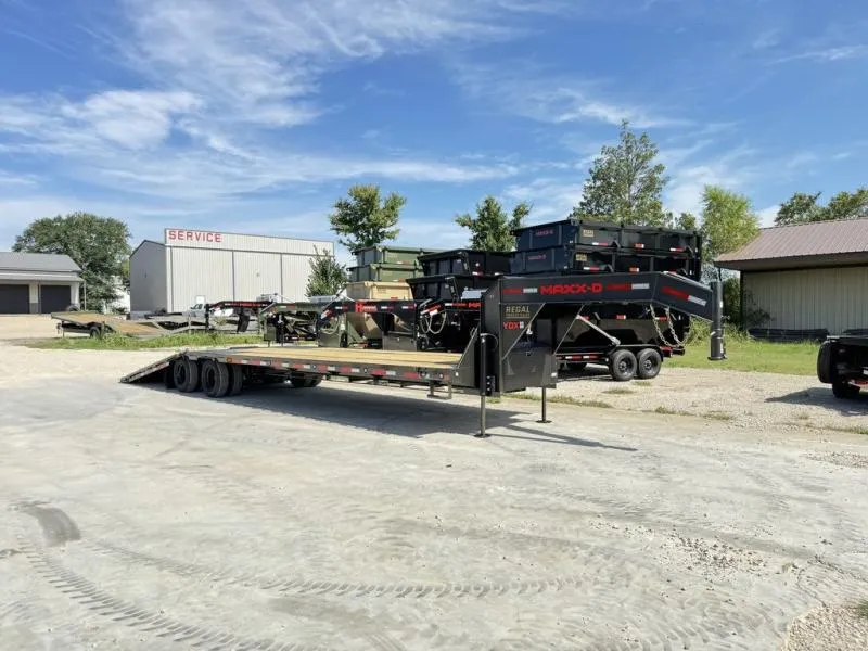 2026 MAXX-D Trailers YDX 36' X 102" 15K Axles Hydraulic Dovetail Flatbe 